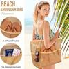 Multi Pockets Summer Beach Bag For Towels Mesh Durable Travel Handbag Toys Organizer Waterproof Underwear Swimming Storage Bag
