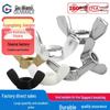 Galvanized Butterfly Wing Nut, Hand-Tightened, M3-M12