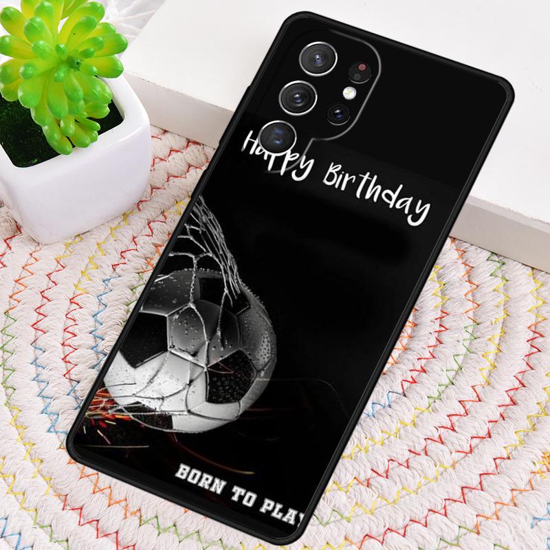 Football Soccer Ball Phone Case for Samsung Galaxy Note 10 Pro S26 Ultra S23 S24 FE S25 S21 S22 PLUS Shockproof Cove