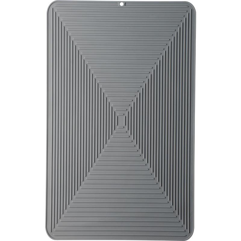 100% Waterproof BPA Free Silicone Dish Drying Mat Large Drainer Mat Protection Heat Resistant Trivet Counter Top Mat Sink Non