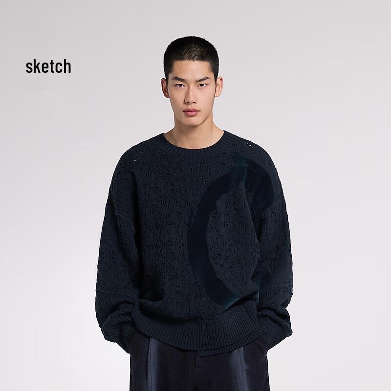 

CROQUIS Men s 2024 Spring Casual Pullover Knit Sweater XS