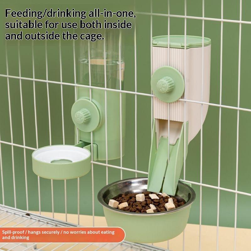 500Ml Pet Chinchilla Hanging Feeding Waterer Easy Install Pigeon Rabbit Small Animal Automatic Feeding Water Bowl Pet Products