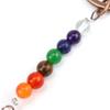 Temu Natural Crystal Colorful Stone Tree Of Life Keychain Bag Pendant Pendant Chakra Keychain K01