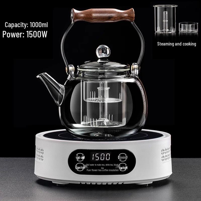 Mi Ceramic 1500W Mini Tea Maker & Induction Cooker - Automatic Warm, Compact Design for Home