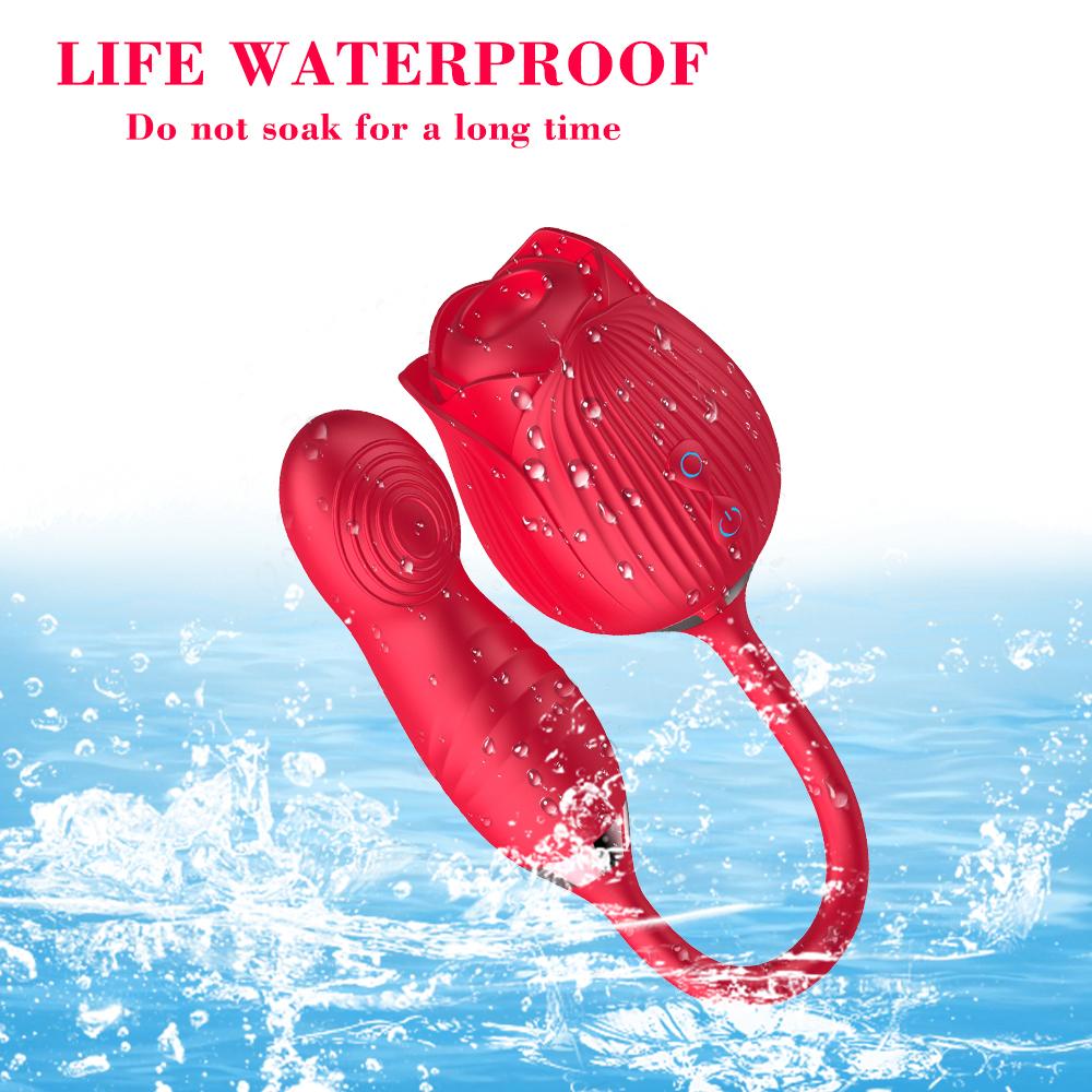 Rose Sucking Licking Vibrator for Women Dildo Clit Sucker Nipple Clitoris Stimulation Vibrators Female Sex Toys for Adults 18+