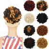 Braided Chignon Afro Puff Hair Extension for Women Hair Buns Hairpieces for Women Girls