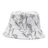 Fashion Bucket Hat for Women Spring Casual Outdoor Graffiti Fisherman Cap Big Brim