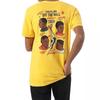 Vans Mikey T Shirts Unisex Yellow Crew Neck Moderate Straight Fit VN0A4RP785W