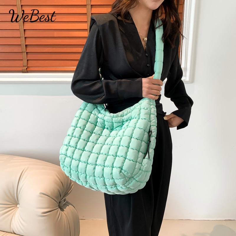 

Fashionable Portable Dumpling Bag with Large Capacity for Women 39*30*12 лавандовий