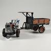 Spary 1:24 Walking Tractor Alloy Diecast Agricultural Tractor Model Sound Light Toy Retro Collection Ornaments Gift for Friends