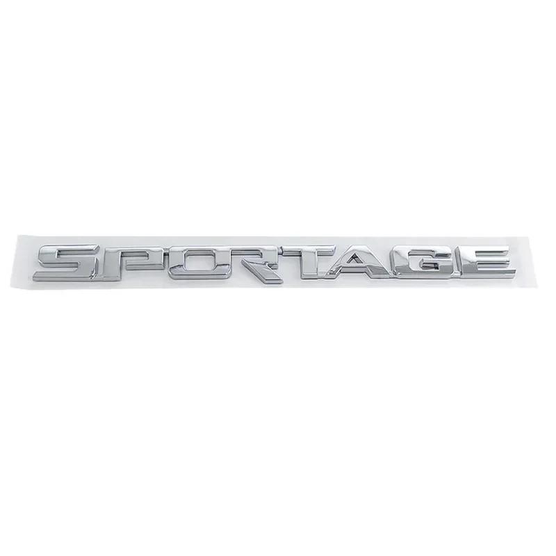 For Kia Smart Sport Sportage Sorento car logo SPORTAGE letter sticker English label tailgate Cerato trunk sticker word label HW8