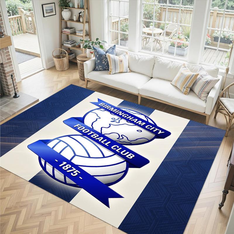 Birmingham City Design Crystal Velvet Carpet Cozy Non?Slip Printed Rug For Bedroom Living Room Entrance