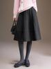 2025 Winter Slimming A-Line Wool Skirt: Mid-Length, Hip-Covering, Stylish & Comfortable Drape