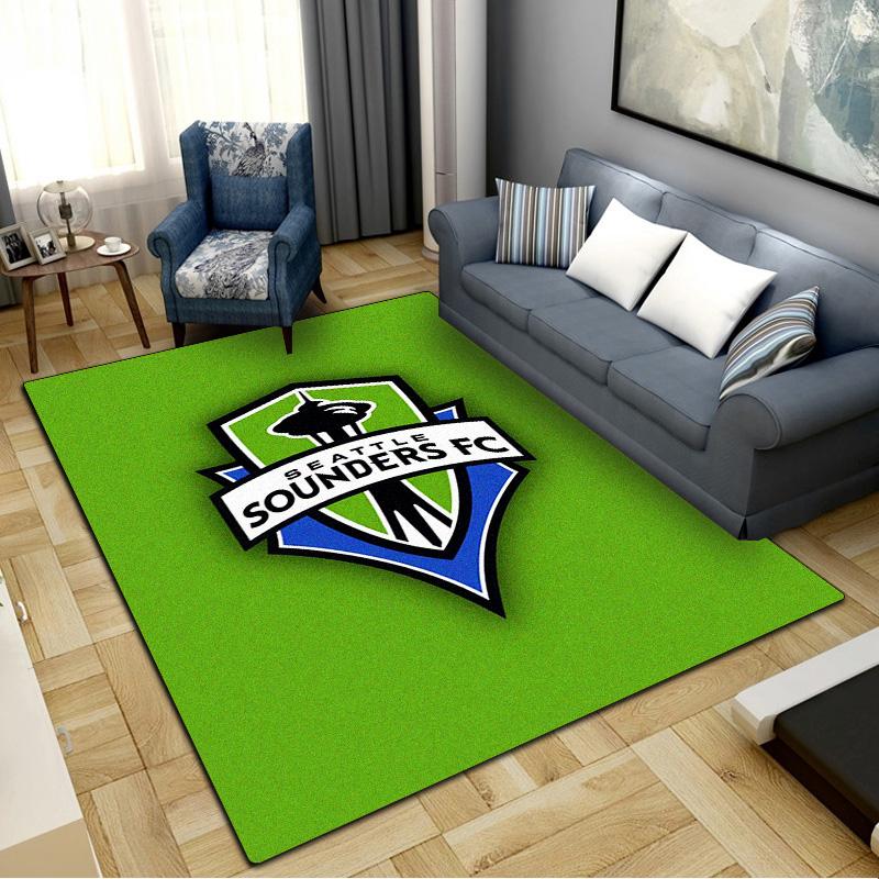 The Seattle Sounders FC Carpet Rug for Living Room Bedroom Home Sofa Decoration, Kids play Non-slip Floor Mat