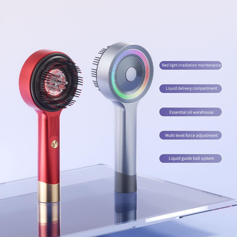 Wireless Electric Red Light Scalp Massager Comb for Hair Care and Growth, Anti-Hair Loss
