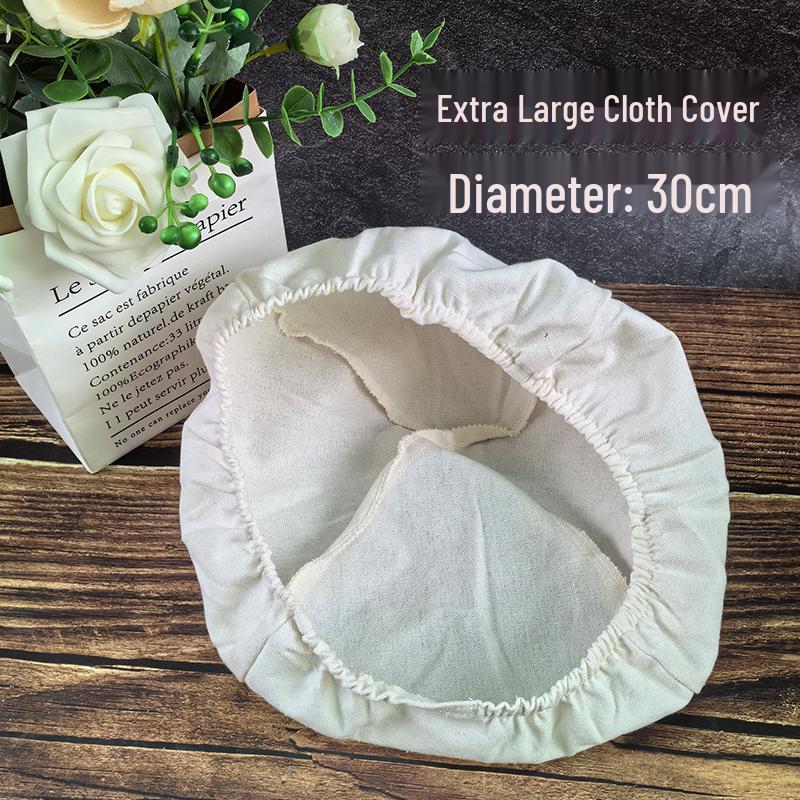 Large Bamboo Rattan High-Foot Steamed Bun & Snack Basket - Finely Woven, Multi-Purpose Household Kitchen Fruit & Vegetable Wash Basket, Round Design