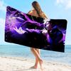 Anime Jujutsu Kaisen Gojo Satoru Towel Microfiber Beach Towel Absorbent Quick dry Soft Yoga Swimming Resort Mountain Climbing
