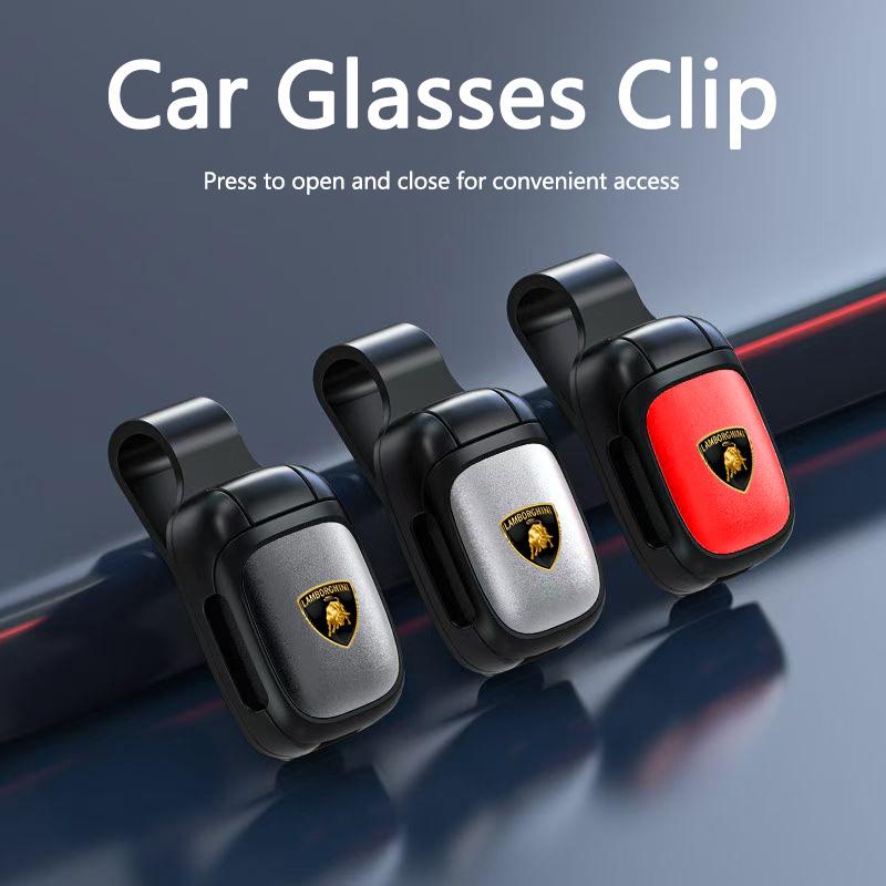 Car Sunglasses Clip Case Eyeglasses Clip Holder For Lamborghini LP570 LP610 Urus LP700 LP770 Gallardo Aventador Auto Accessory