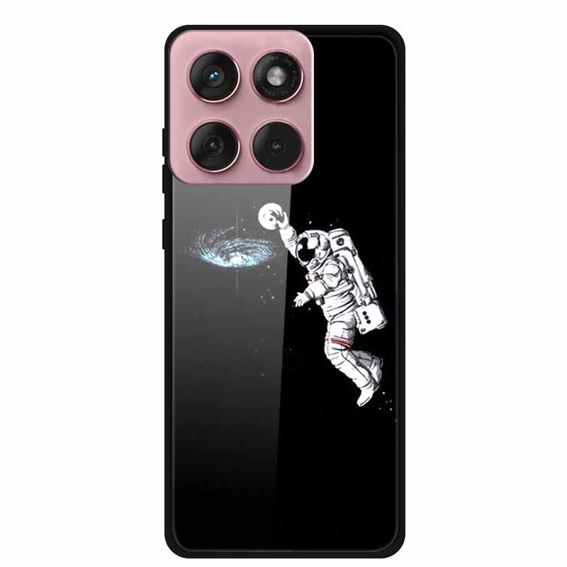 For Motorola Edge 60 60s 5G Case Hard Back Cover Tempered Glass Case For Motorola Edge 60 Fusion Phone Case Soft TPU Bumper Para