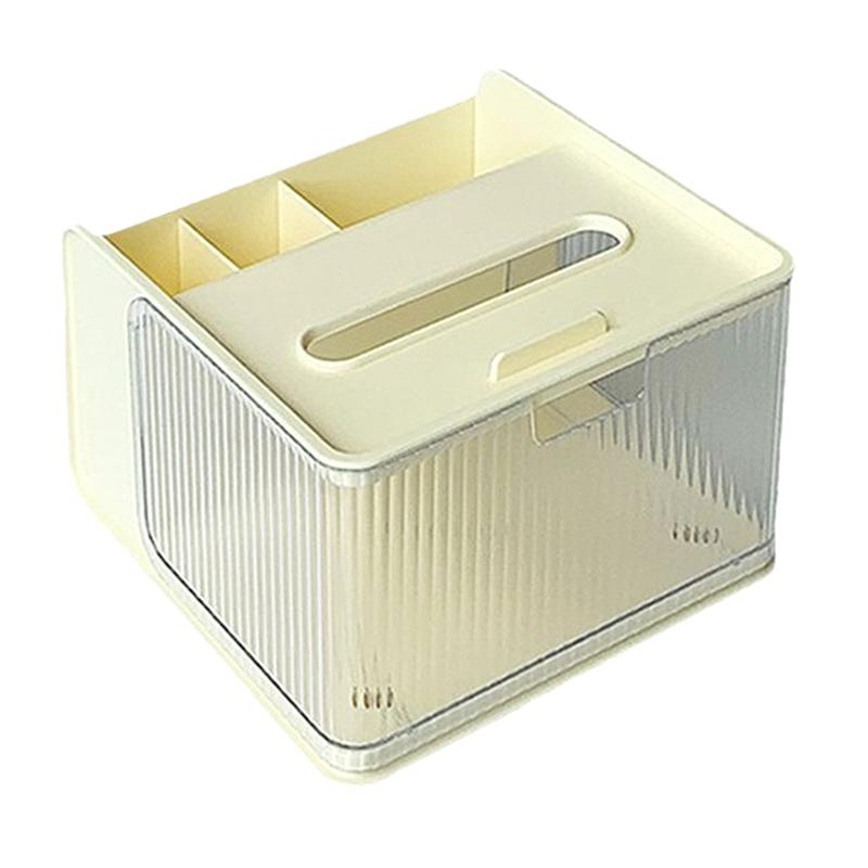 

2025 Trend Desktop Living Room Multifunctional Tissue Box Desktop Paper Box Storage Box Mobile Phone Rack Bathroom Box Durable C