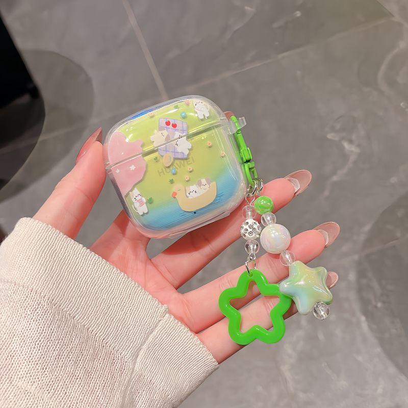 Puppy for Huawei Freebuds4/4e Bluetooth Earbuds Case Pro3/4/6i Protective Case SE2/3 Glory X7/X8 Earphone Sleeves Small Yellow Duck Butterfly Tide