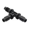 Connecteur Barb en T de 3/8 pouce pour Irrigation de Jardin Tuyau de 8 mm/11 mm Séparateur de Tuyau d'Arrosage Automatique 10 pièces