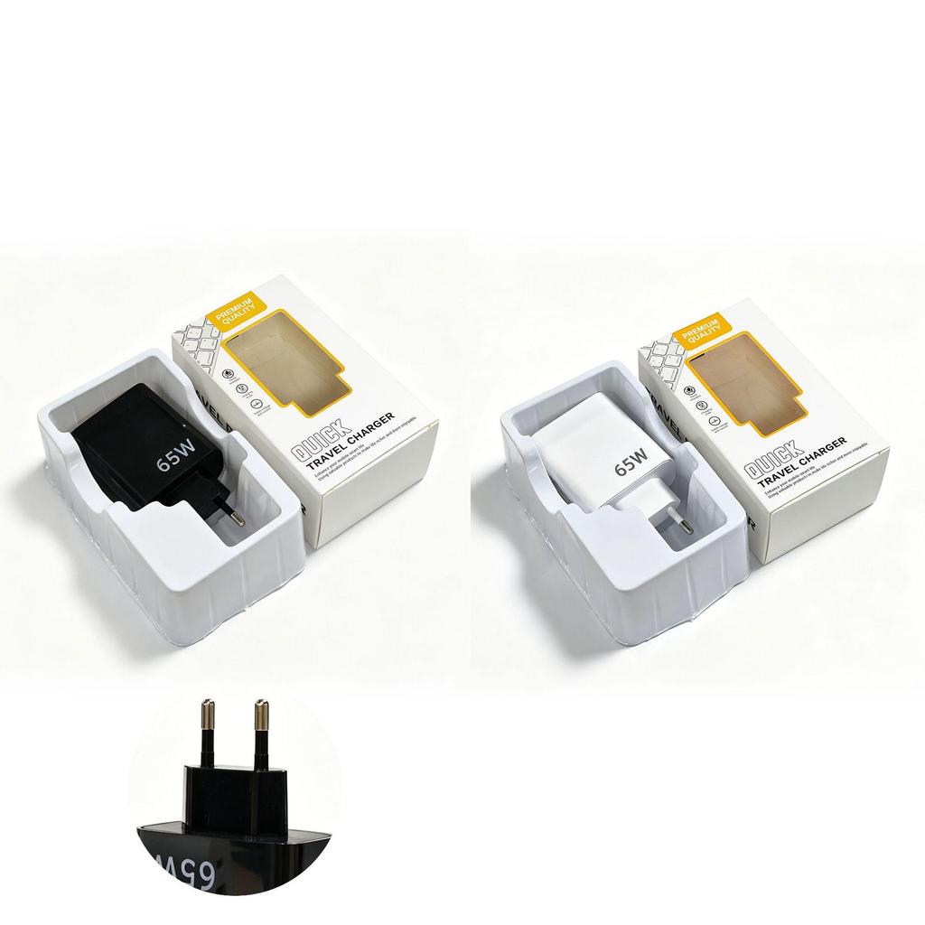 65W Multi-Port Fast Charger, USB & Type-C, 5 Ports, US Standard