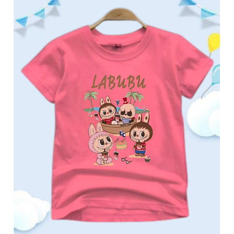 Virus Labubu Beach Children's T-shirt