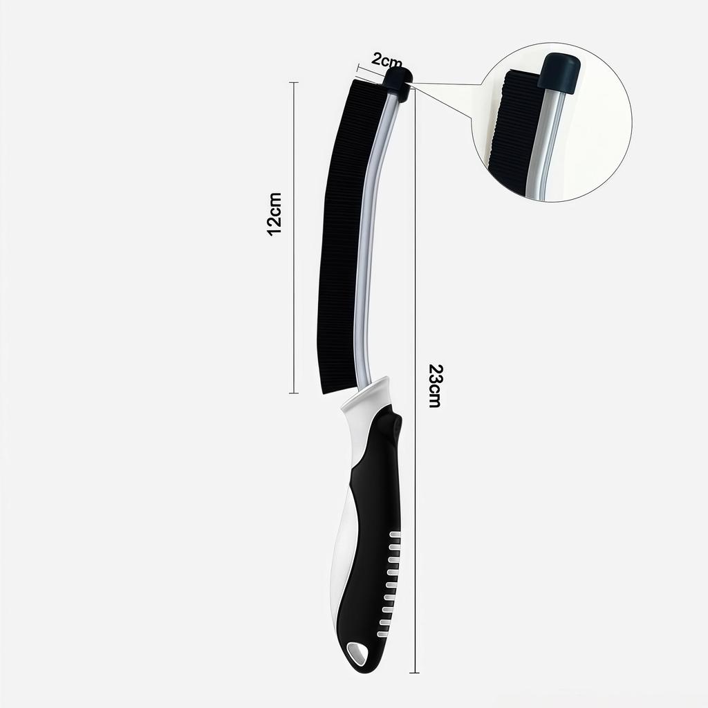 Multi-Purpose Crevice Brush for Kitchen and Bathroom Sinks and Faucets
