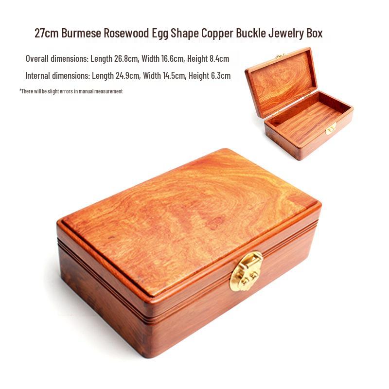 Burmese Rosewood Jewelry Box: Solid Wood Accessory Storage In Various Styles - Chinese Style Wedding Collection