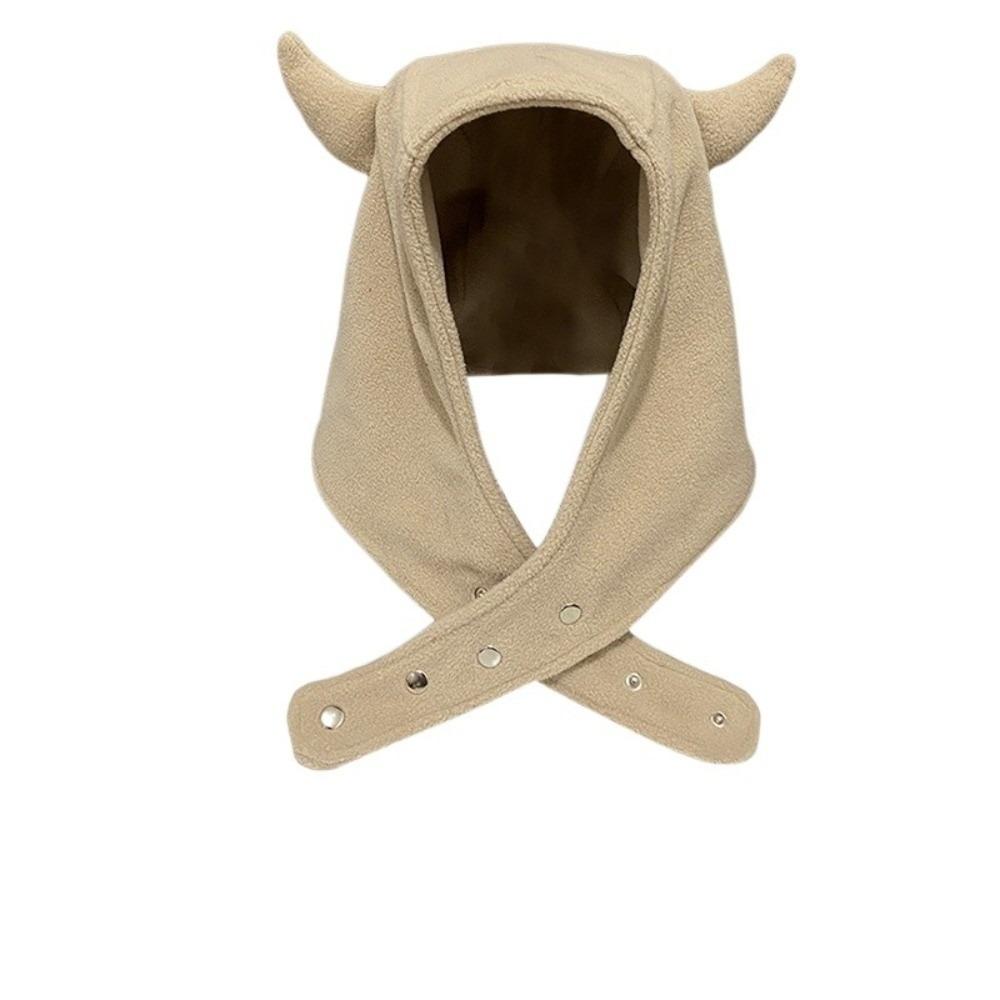 Ear Protection Lei Feng Cap Plush Winter Pullover Cap Personalized Demon Ear Hat  Autumn/Winter