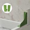 1/2Pcs Silicone Shower Splash Guard, Reusable Bathtub Corner Guard with Suction Cup, Waterproof No-Adhesive Bath Tub Water Guard