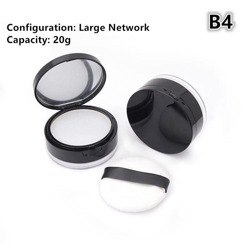 Leere Air Cushion Puderquasten-Box Mit Puderquaste Spiegel Groß Oder Klein Elastisches Netz Tragbarer Make-up-Behälter Für Losen Puder