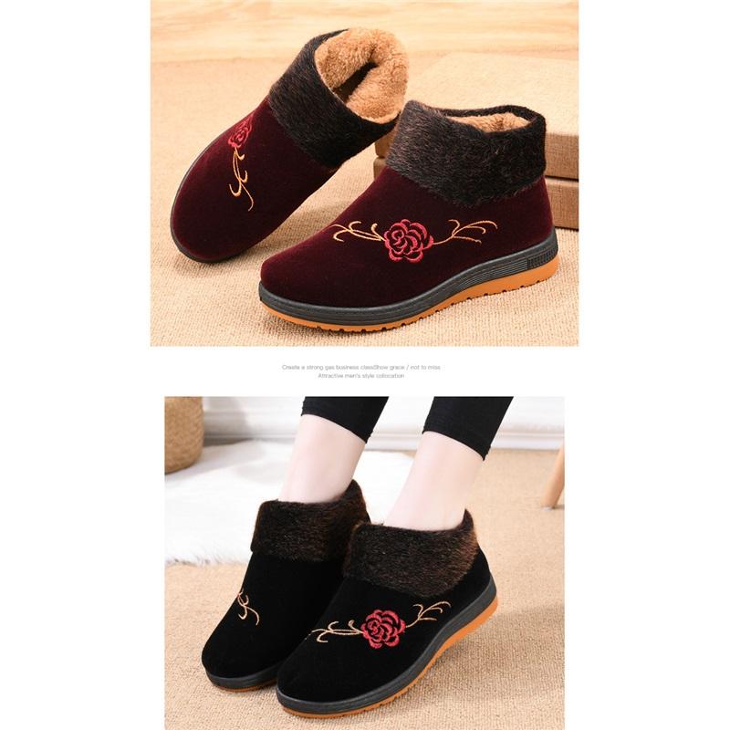 Women's Shoes With Winter Velvet Insulation Cotton Shoes And Cloth Shoes