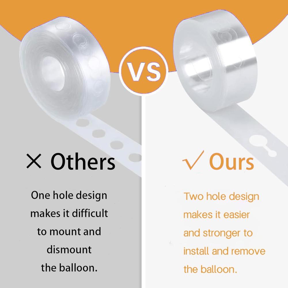 Balloon Chain Balloon Sticker Glue Dot Double Hole Modeling Birthday Wedding Party DIY Decor Accessories Supplies