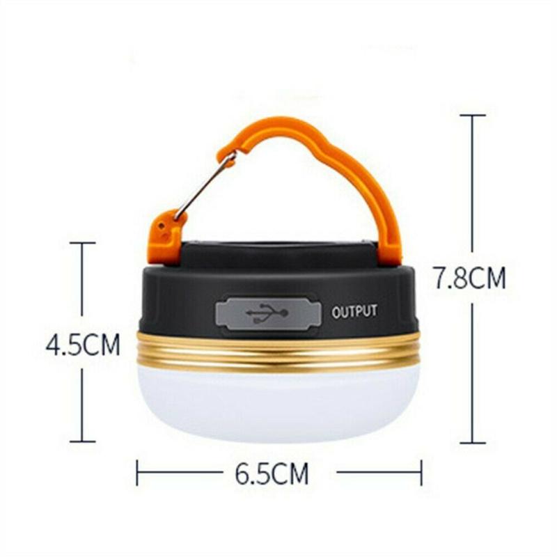 Portable Outdoor Led Camping Lantern Dimmable Emergency  Lamp Usb Rechargeable Light