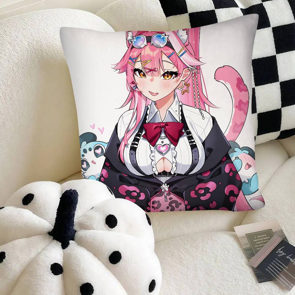 Raora Panthera Anime Pillow Case Square Pillow Bedroom Sofa Leisure Comfort Cushion Car Home Decoration