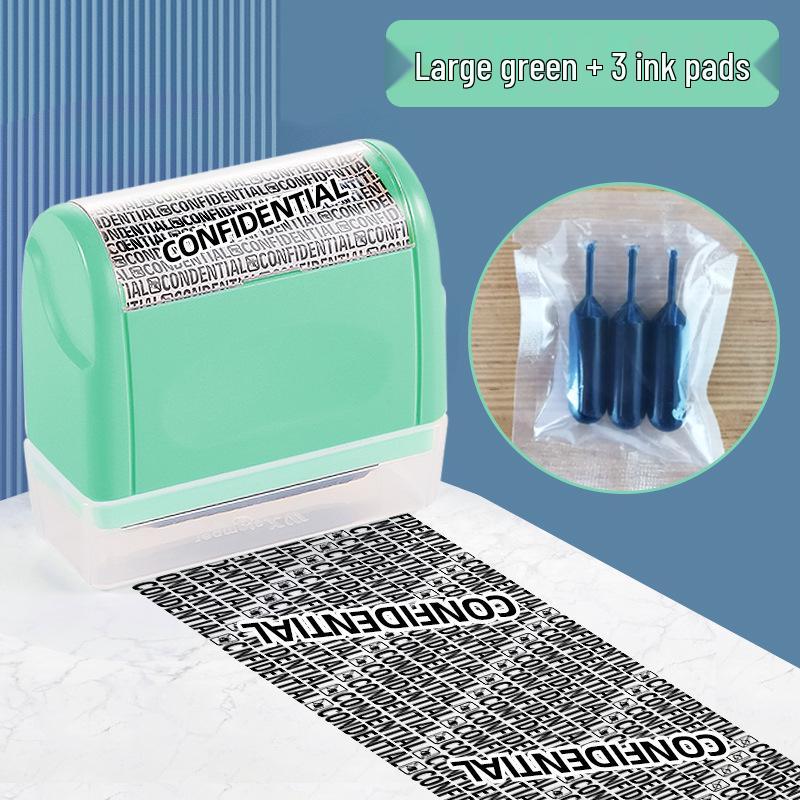 Roller Privacy Stamp with Anti-Leakage Cover
