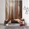 Natural Scenery Forest Creek Background Tapestry Home Wall Decoration Tapestry Bedroom Living Room Tapestry