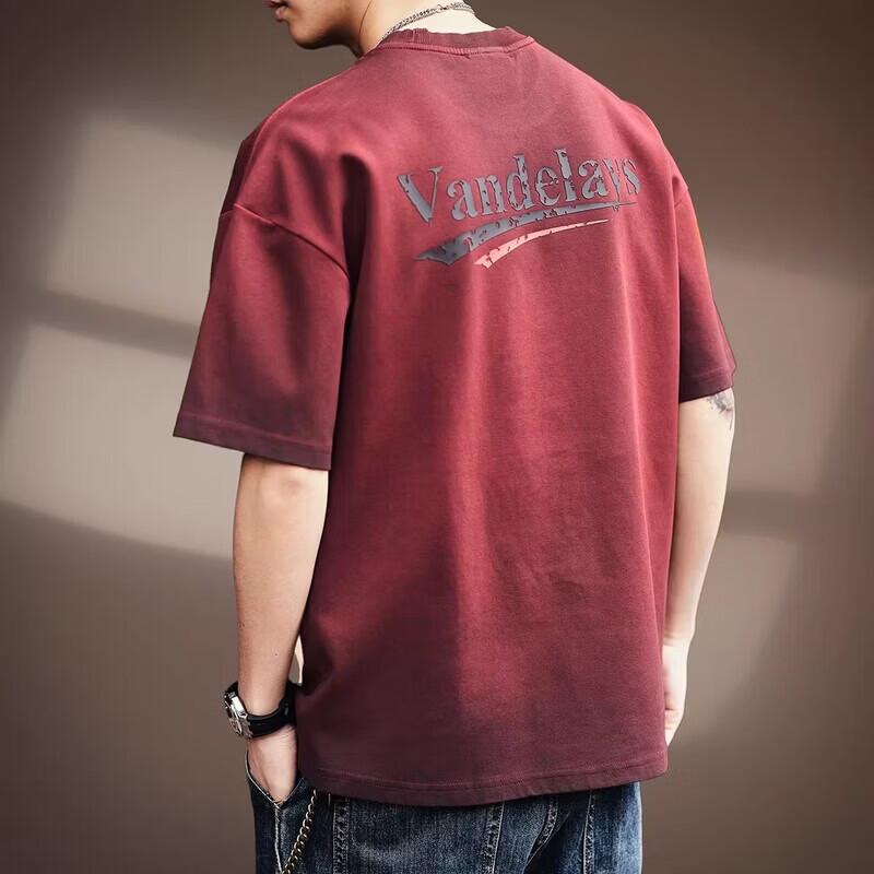 Men's Trendy Loose Fit Heavyweight Short Sleeve T-Shirt