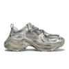 MLB New York Yankees Casual Shoes Women's Low top Beige/Gray/Silver 3ASHW045N-50SIS(Team80BOX)