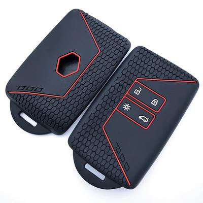 Silicone Car Remote Key Case Cover Shell For Dacia Sandero Card For Renault Koleos Captur Megane Clio Scenic Talisman Arkana