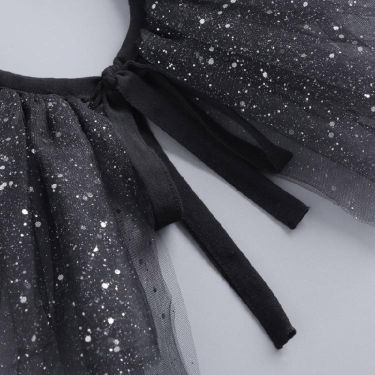 Multiuse Mesh Jabot Collar Vintage Victorian Costume Collar Cosplay Accessory Decorative Collar for Stage Performers