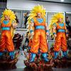 35cm/13.78inch Dragon Ball Z Son Goku Ssj3 Model LED Base Super Saiyan 3 Goku Pvc Action Figures Collection Model Toys Gifts