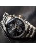 Men's Quartz 3-Hand Watch with Stainless Steel Case, Scratch-Resistant Glass, and Stainless Steel Material - Model FS5407