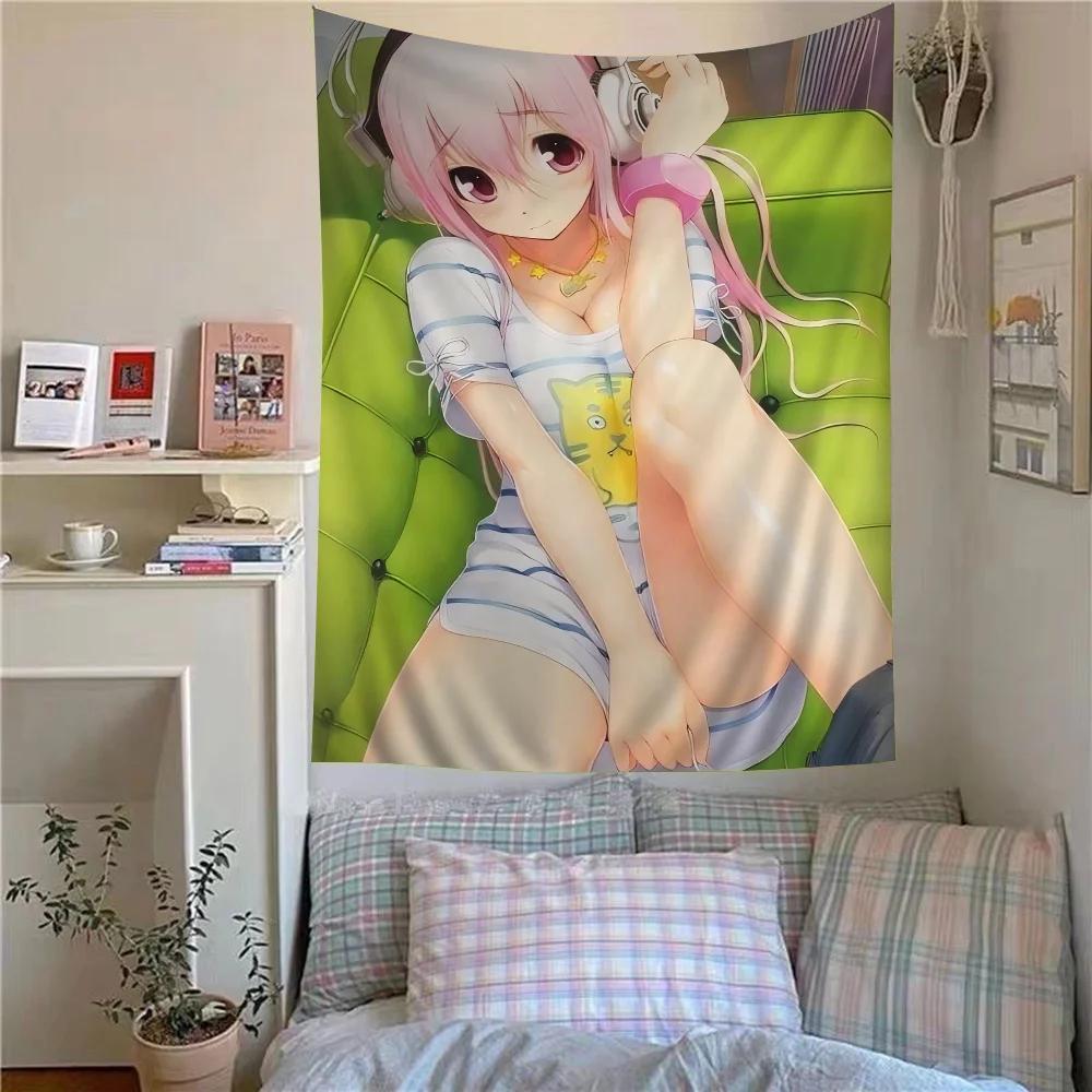 VIKAMA 2026 New Supersonic Manga Tapestry  Classic Anime Wall Hanging  Aesthetic Decor for Living Rooms Bedrooms and Dorms