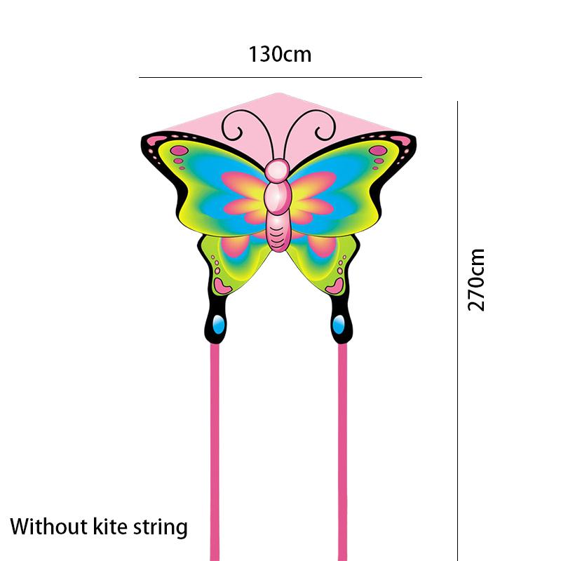 

Мультяшный детский воздушный змей «Бабочка с длинным хвостом» легко запускается при слабом ветре Style B
