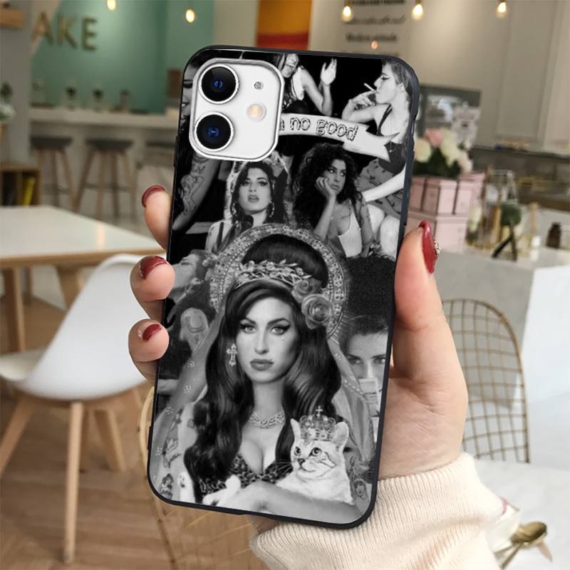 Yinuoda Amy Winehouse Phone Case for iPhone 11 12 13 mini pro XS MAX 8 7 6 6S Plus X 5S SE 2020 XR cover