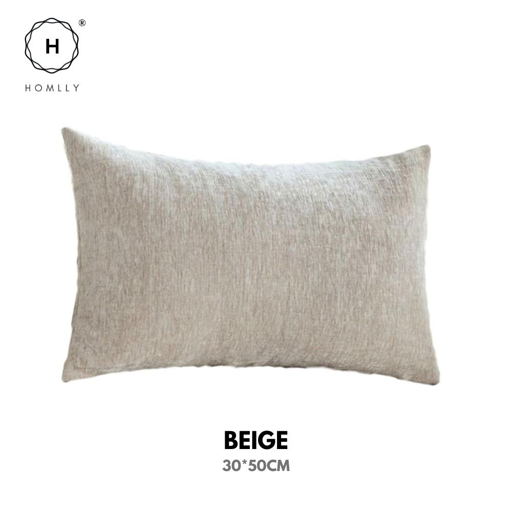 Homlly Konii Chenille ThPillow Coversrow  (30x50 CM) X2PCS