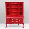 Doll House Enthusiast Miniature Cabinet 1/12 Doll House Furniture Bookcase with Openable Drawers Doll House Accessories